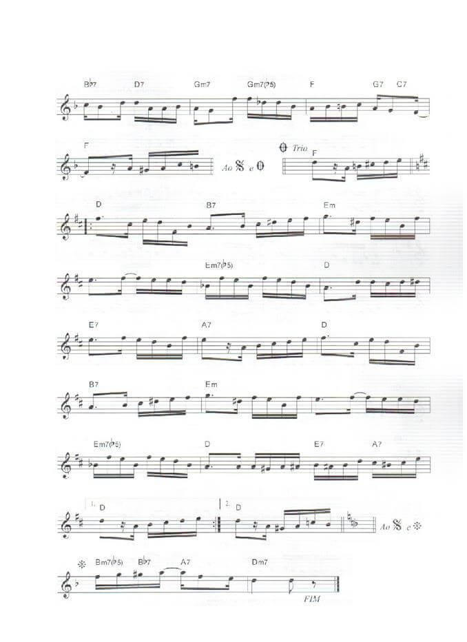 Página 1 da partitura