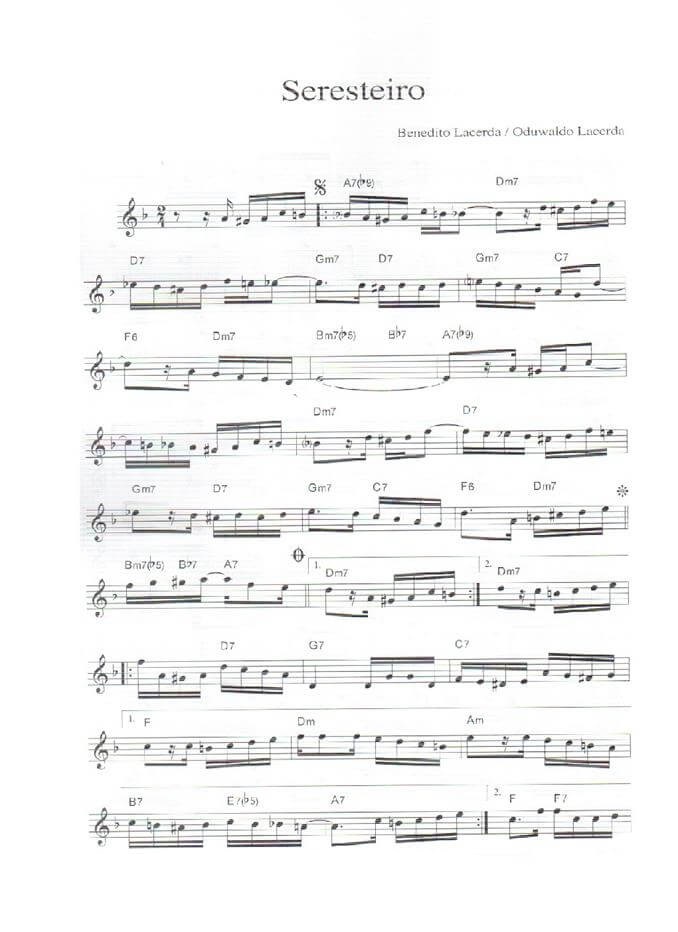 Página 1 da partitura