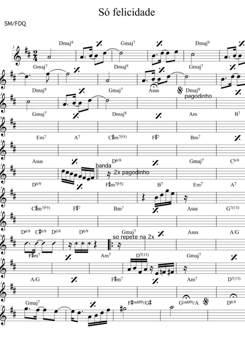 Página 1 da partitura