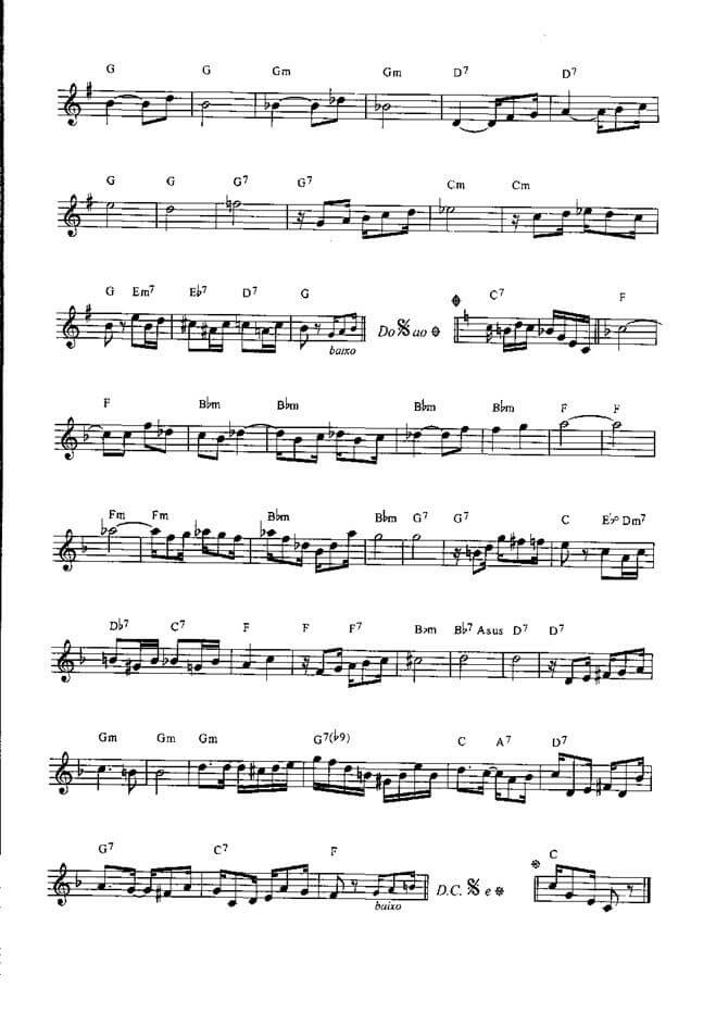 Página 1 da partitura