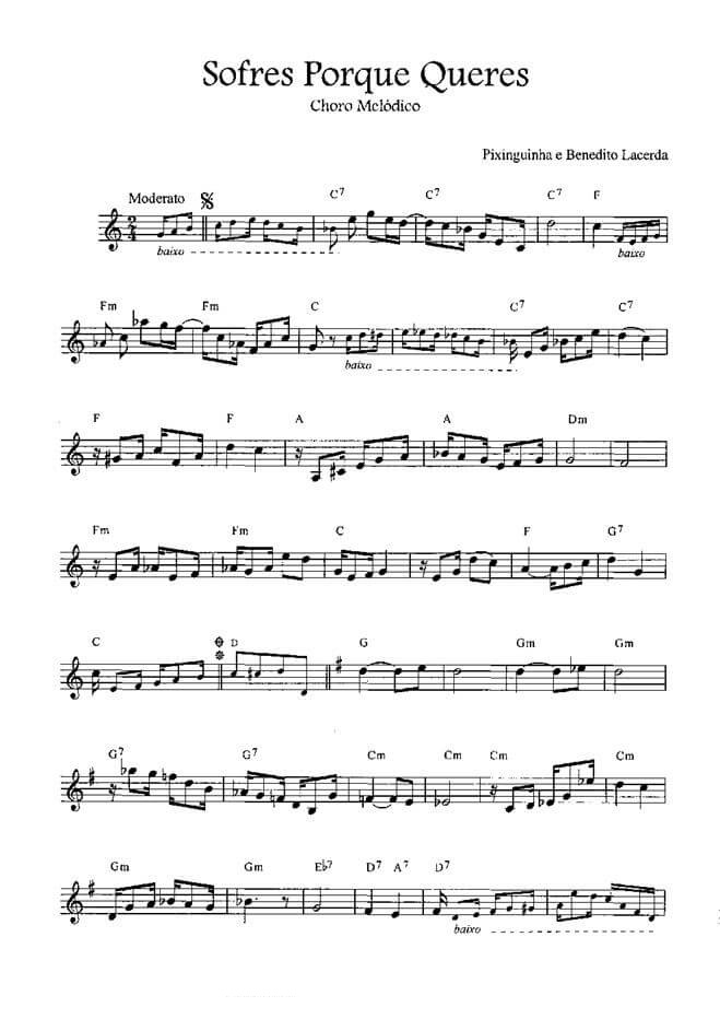 Página 1 da partitura