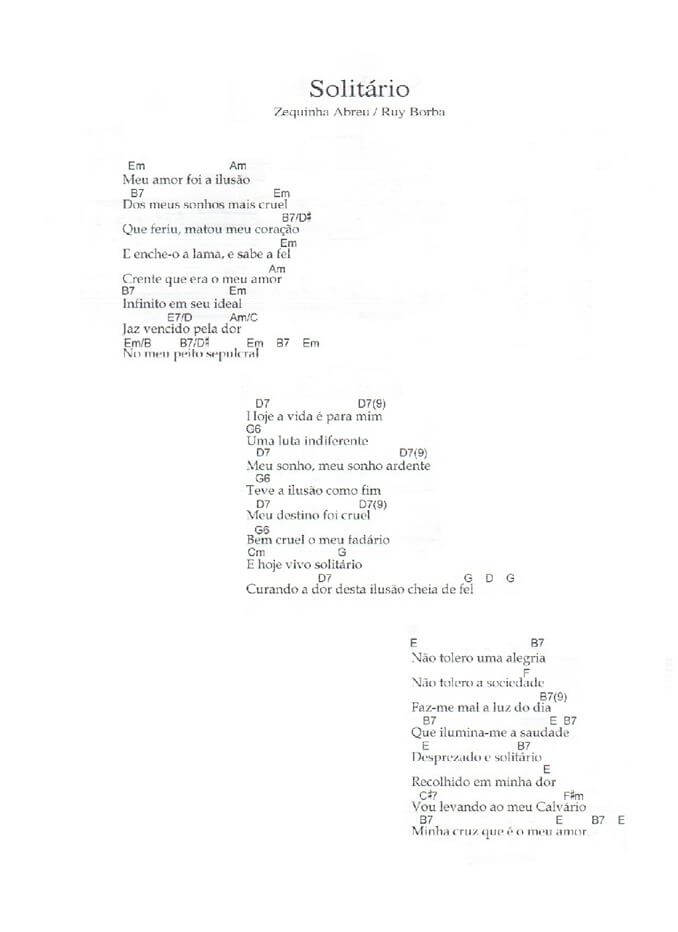 Página 1 da partitura