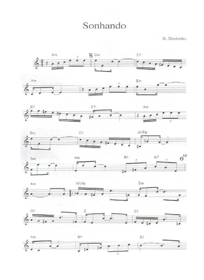 Página 1 da partitura