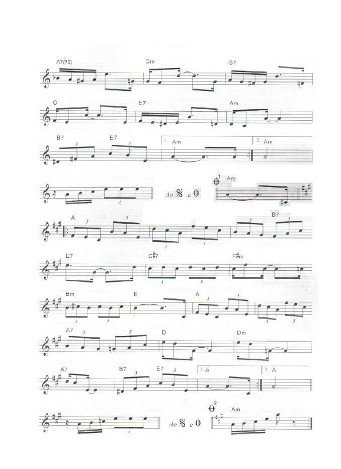 Página 1 da partitura