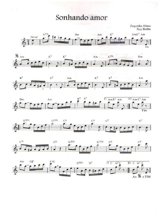 Página 1 da partitura