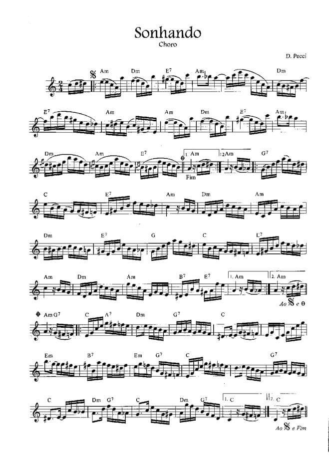 Página 1 da partitura