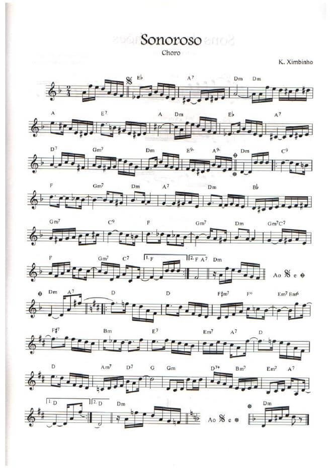 Página 1 da partitura