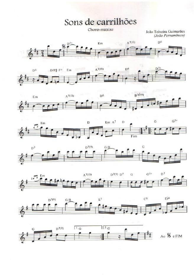 Página 1 da partitura