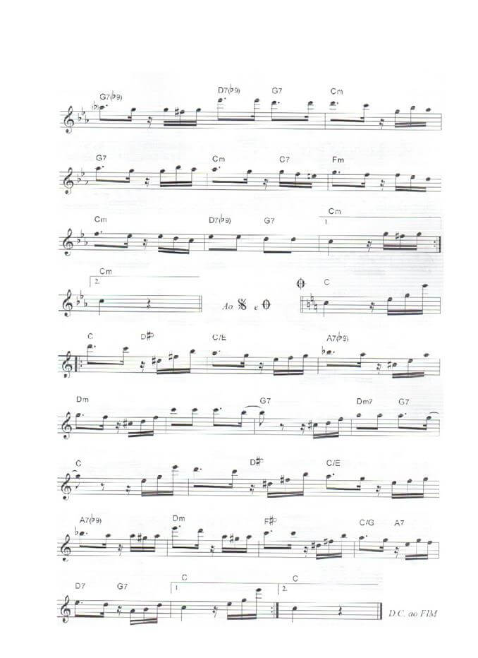 Página 1 da partitura