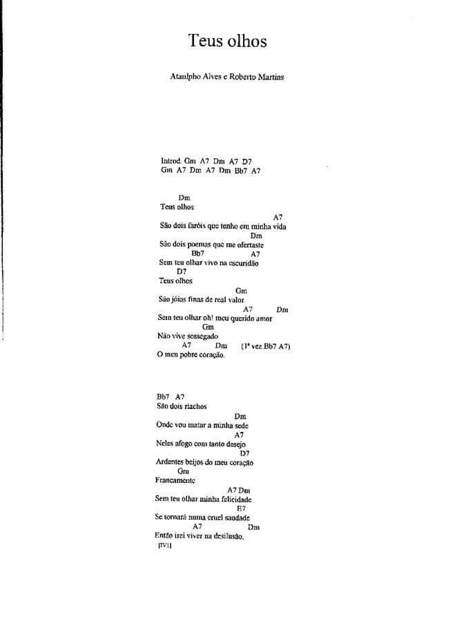 Página 1 da partitura