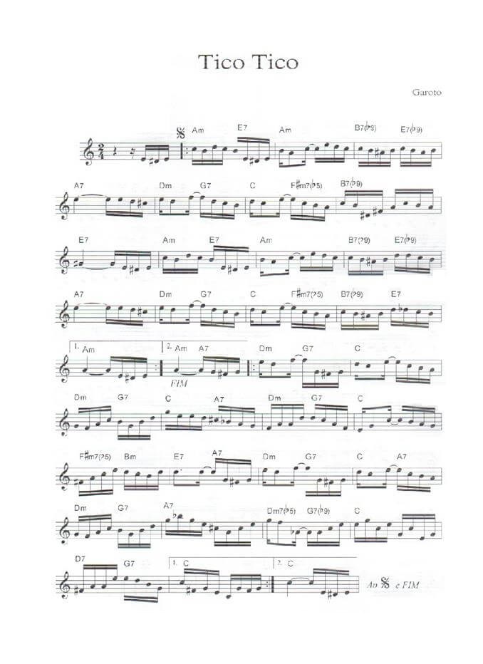 Página 1 da partitura