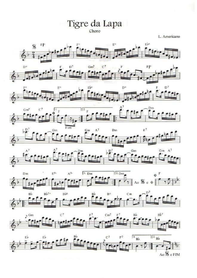 Página 1 da partitura