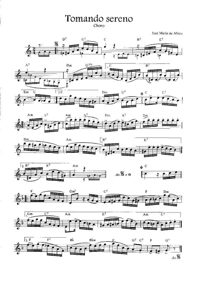 Página 1 da partitura