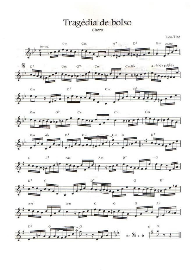 Página 1 da partitura