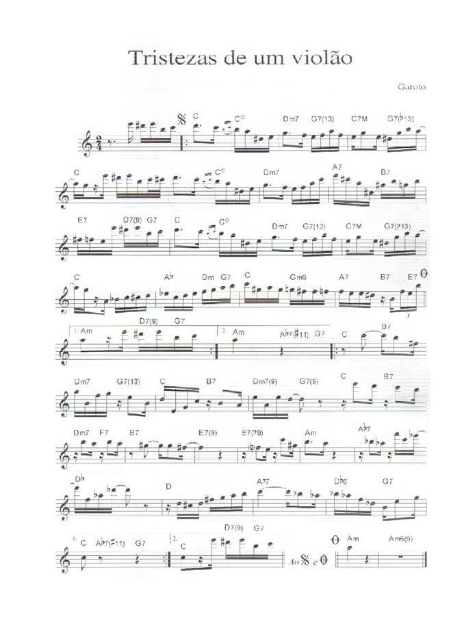 Página 1 da partitura