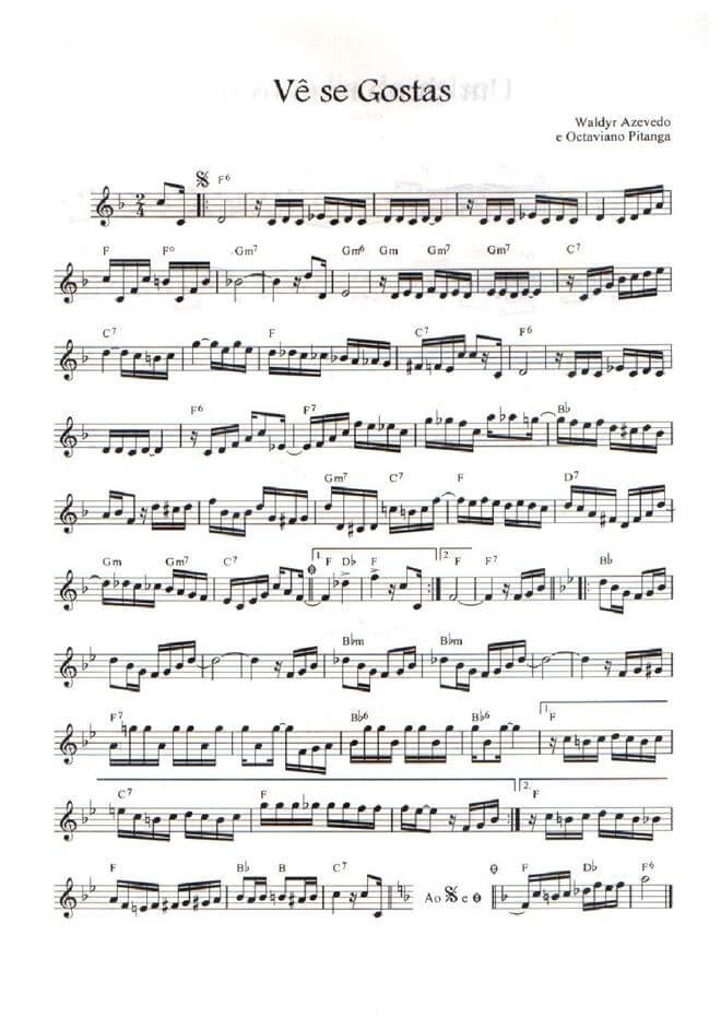 Página 1 da partitura