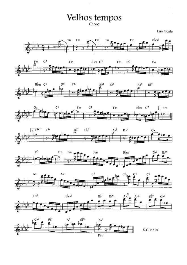 Página 1 da partitura