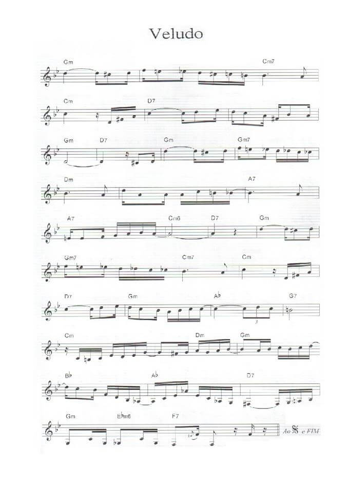Página 1 da partitura