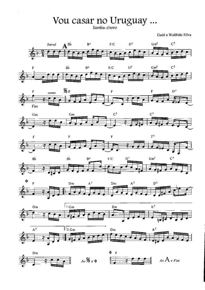 Página 1 da partitura