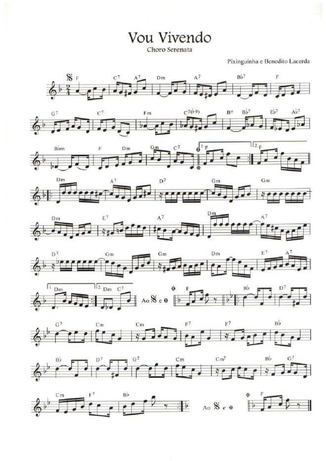 Página 1 da partitura