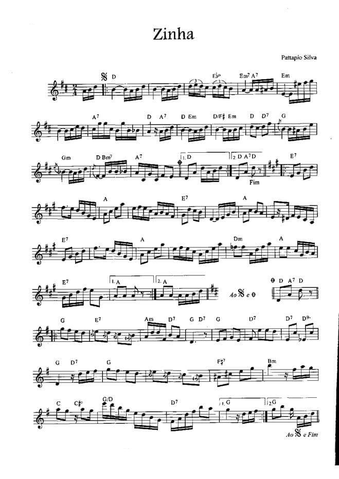 Página 1 da partitura