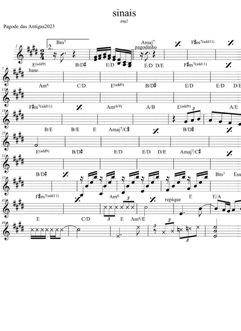 Página 2 da partitura