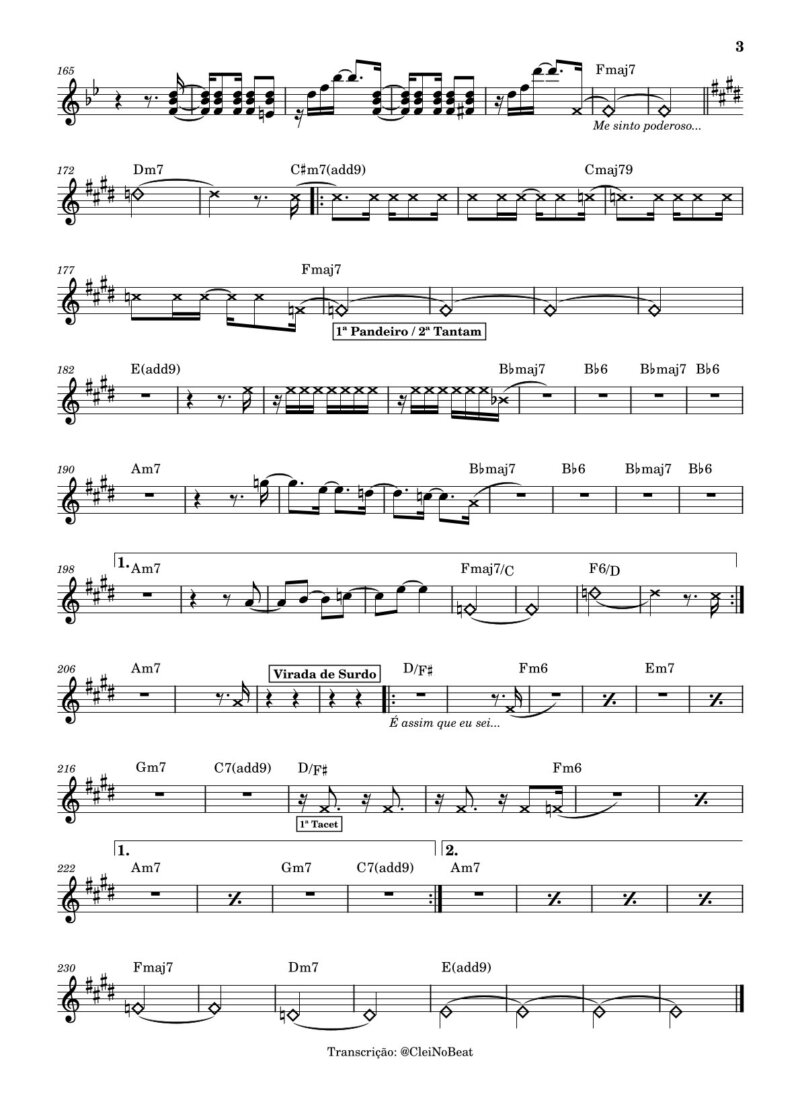 Página 3 da partitura