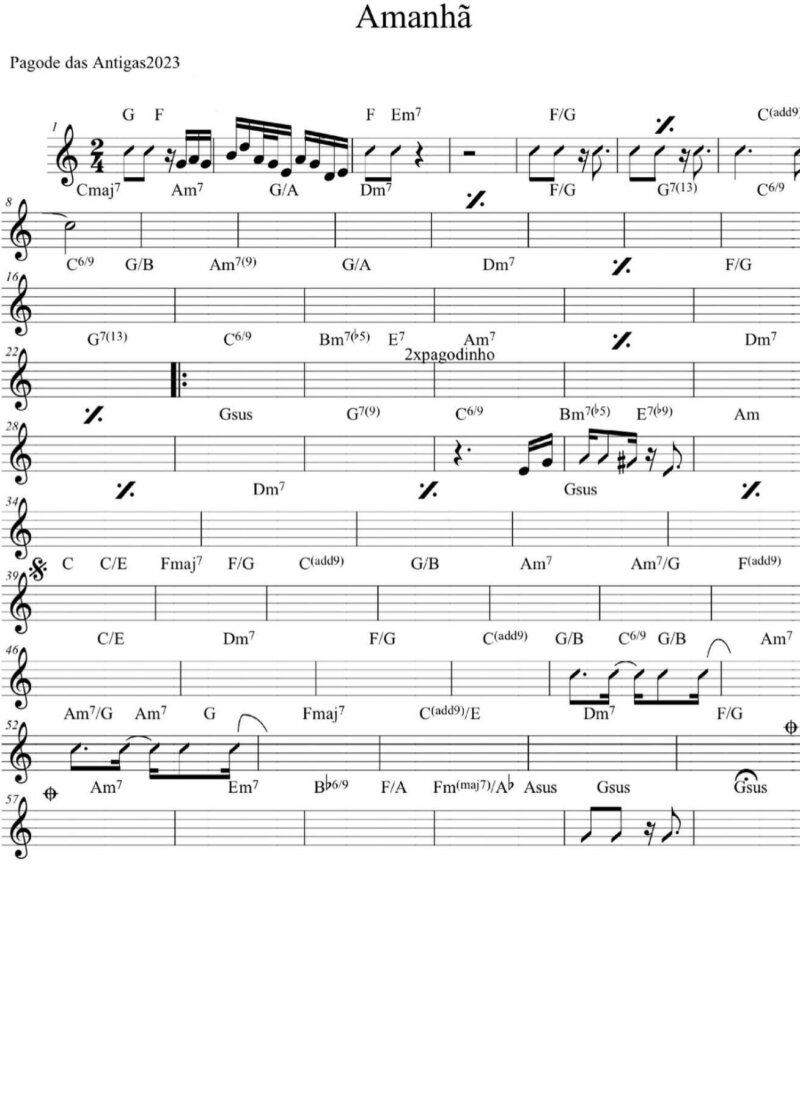 Página 1 da partitura