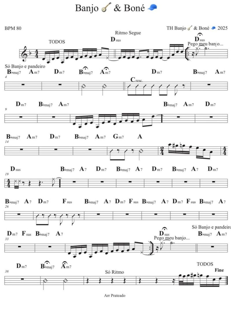 Página 1 da partitura