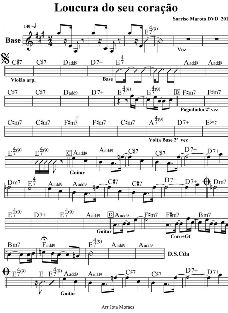 Página 1 da partitura