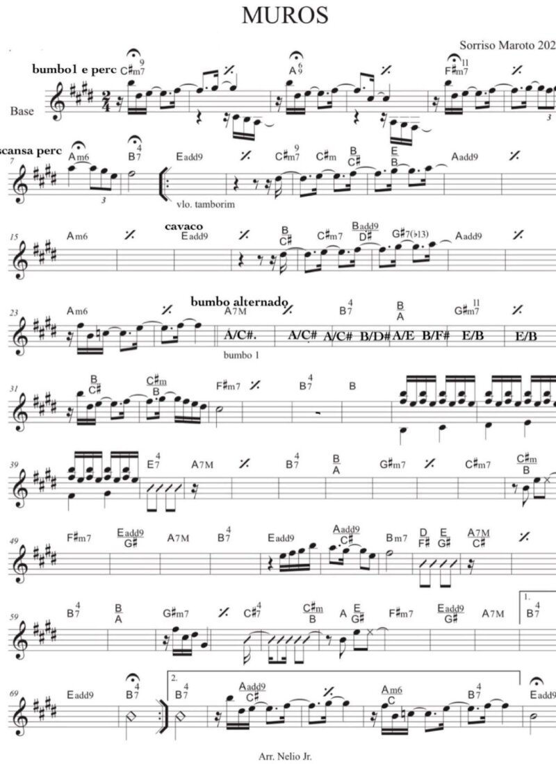 Página 1 da partitura