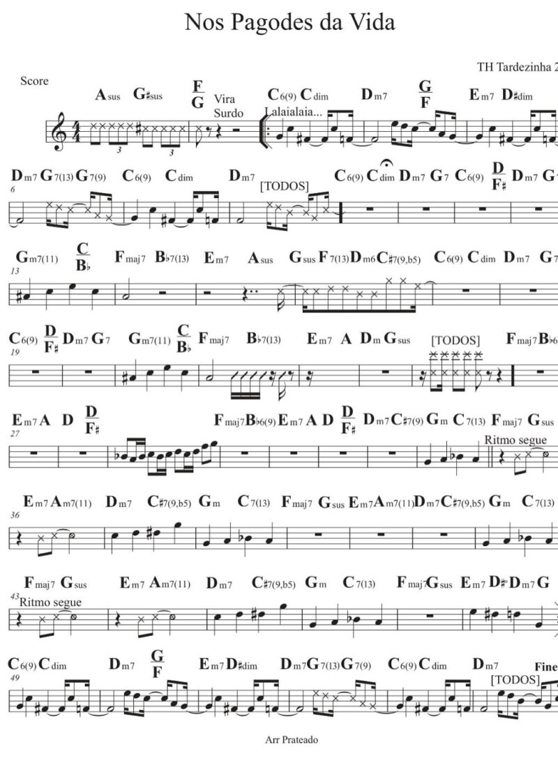 Página 1 da partitura