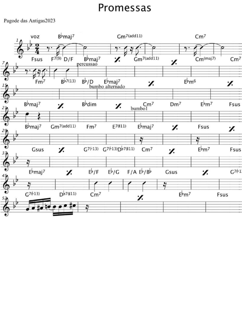 Página 1 da partitura