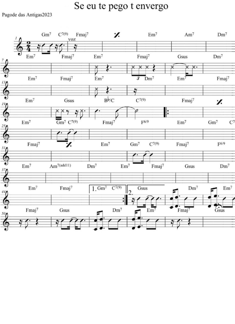 Página 1 da partitura