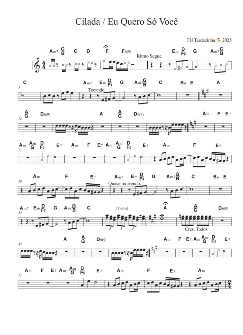 Página 1 da partitura