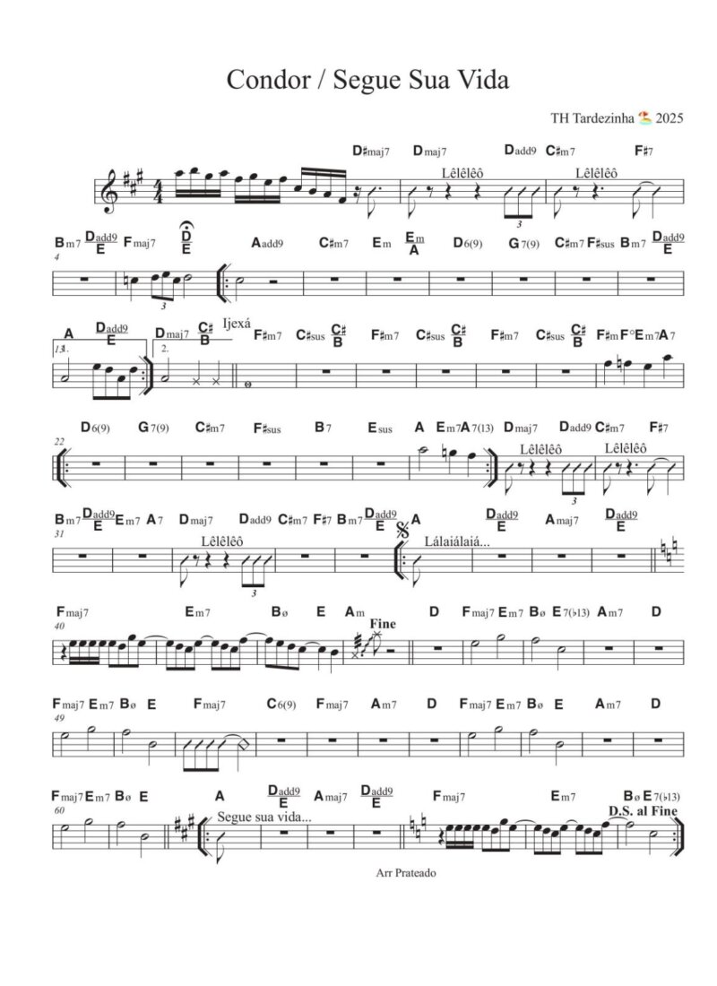 Página 1 da partitura