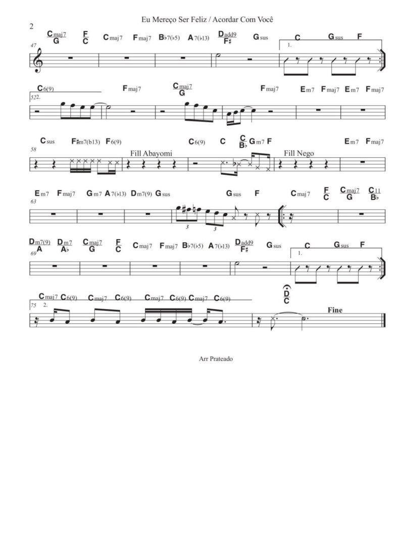 Página 2 da partitura