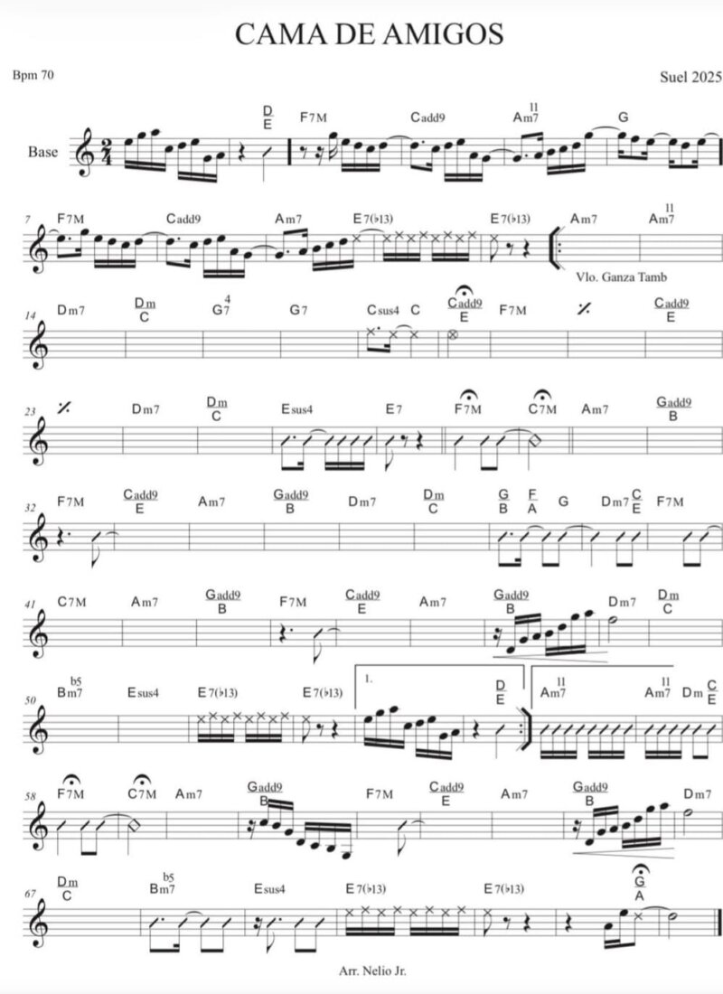 Página 1 da partitura