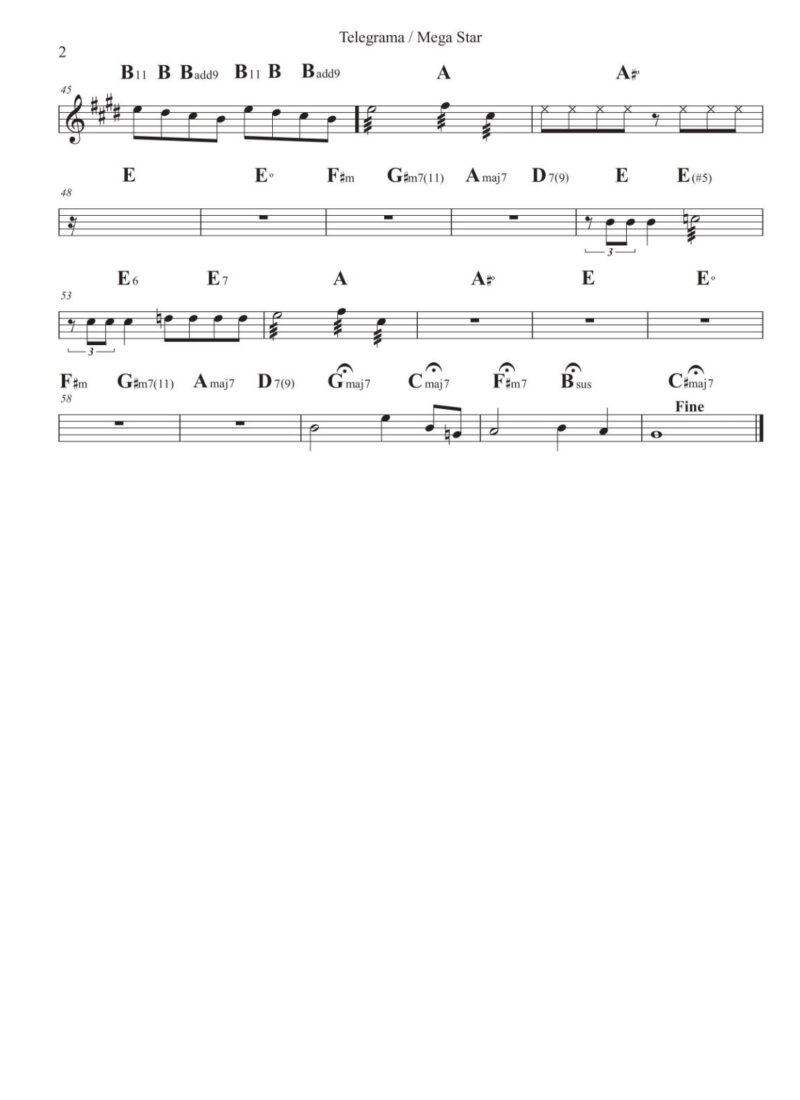 Página 2 da partitura