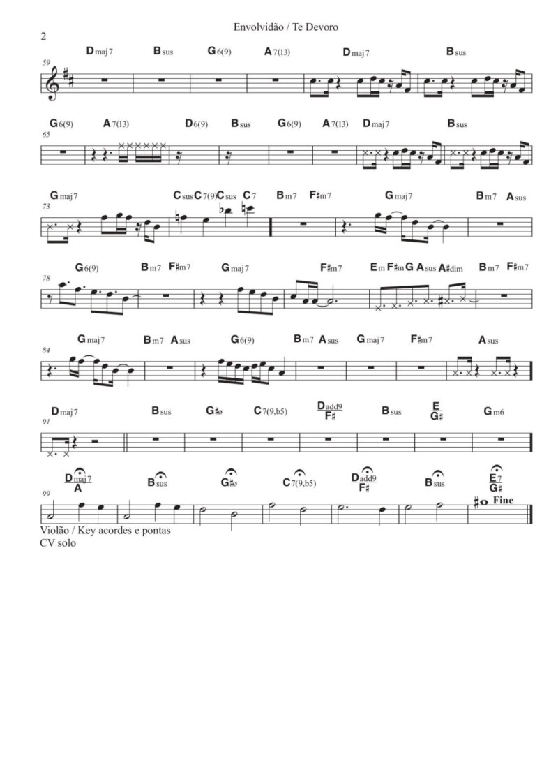 Página 2 da partitura