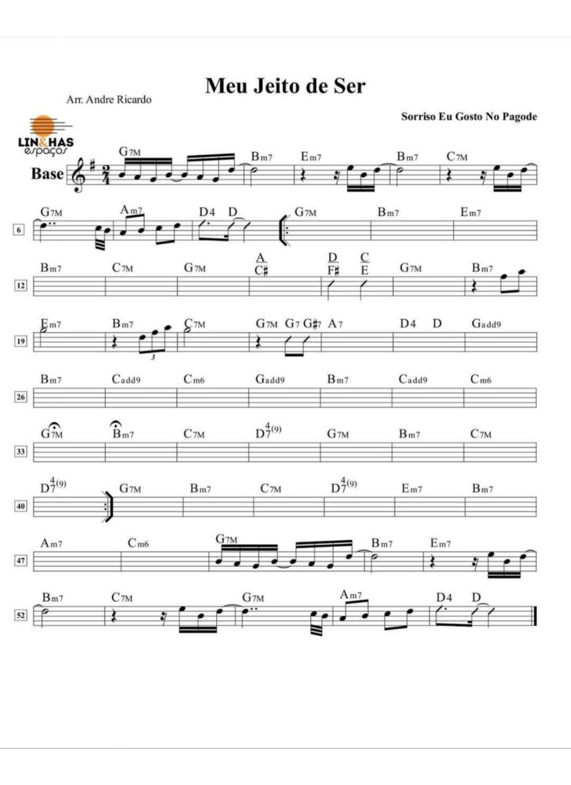 Página 1 da partitura