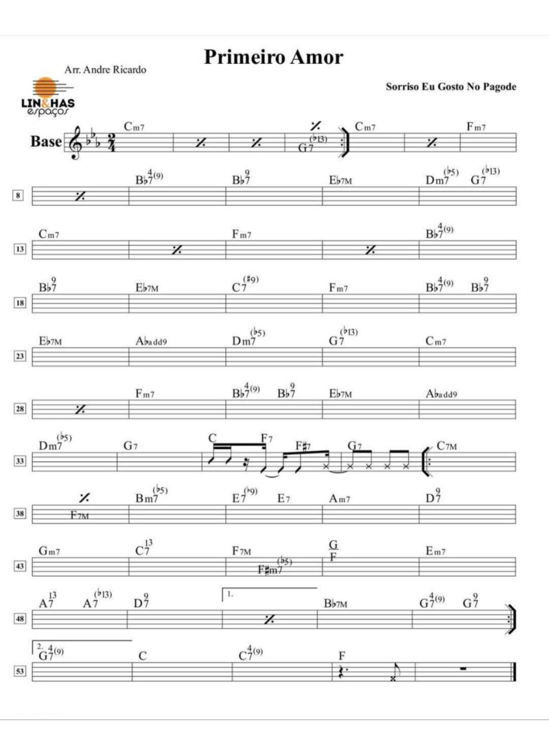 Página 1 da partitura