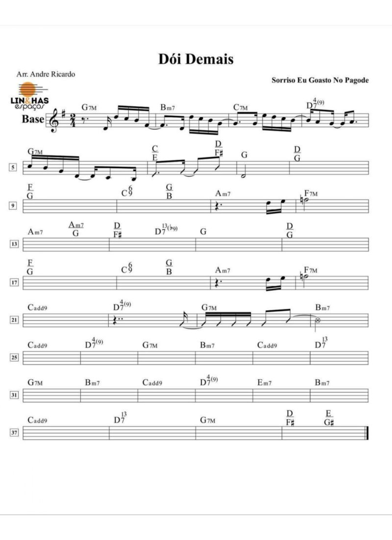 Página 1 da partitura