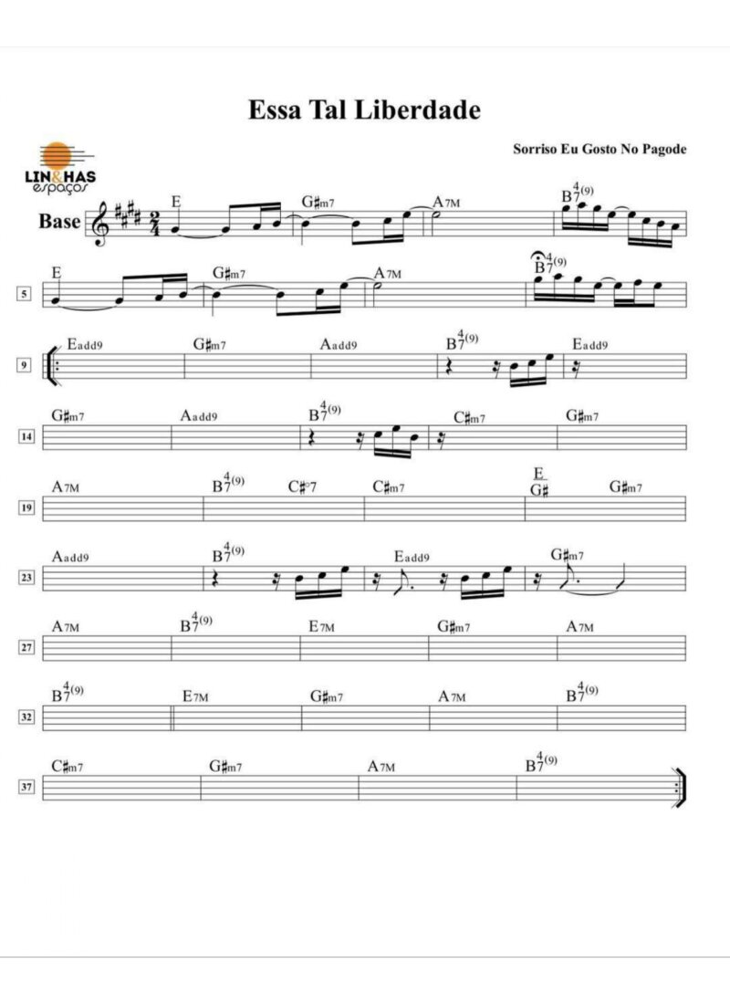 Página 1 da partitura
