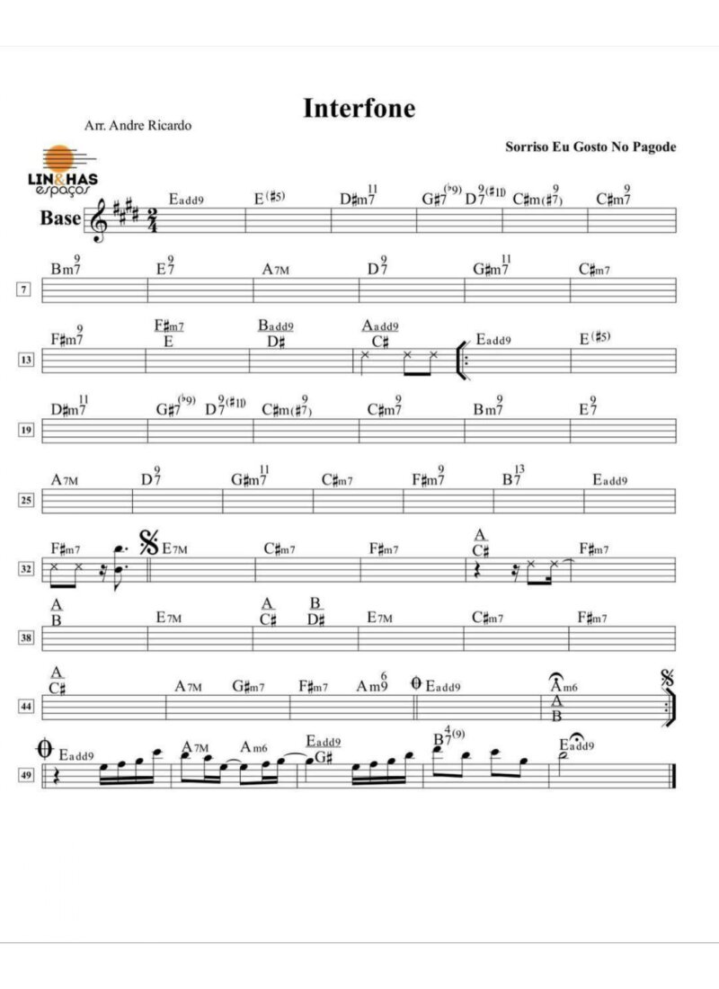 Página 1 da partitura