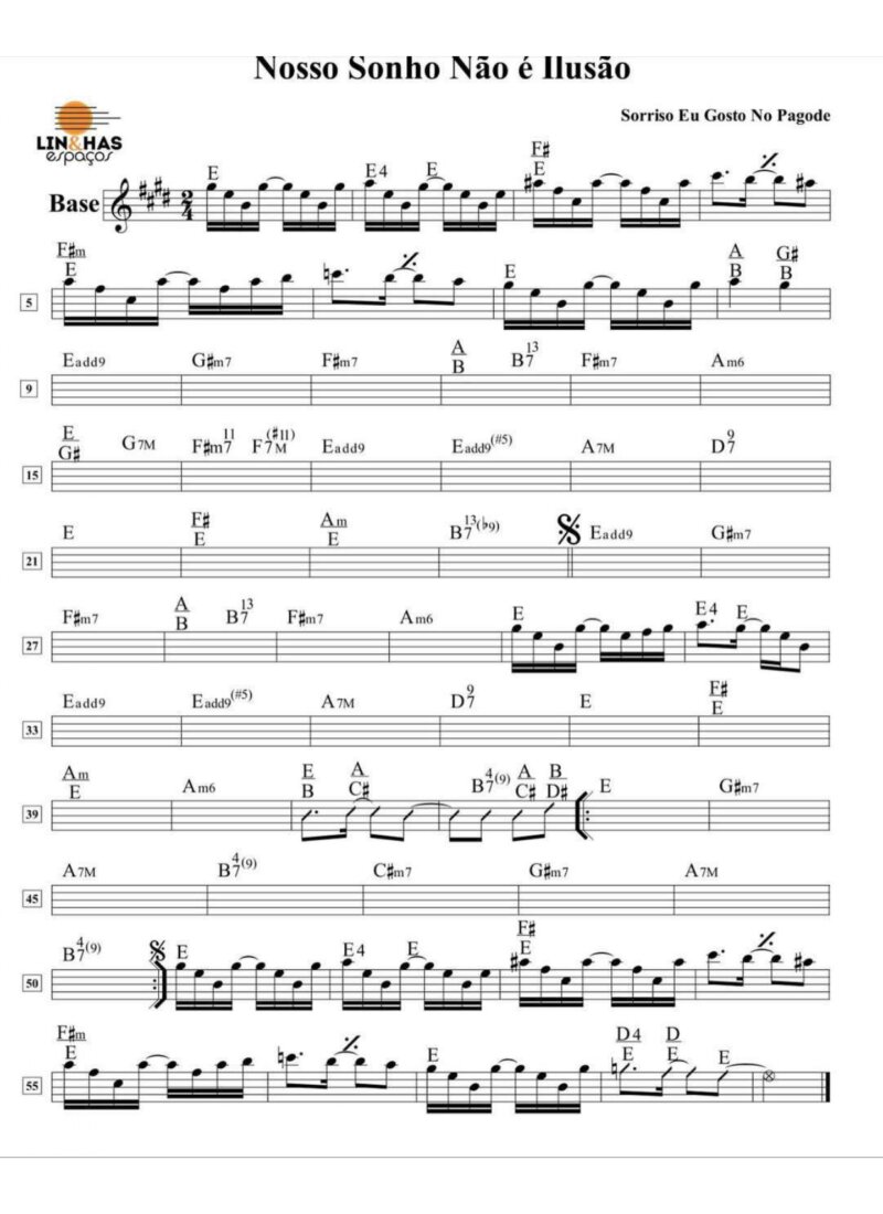 Página 1 da partitura