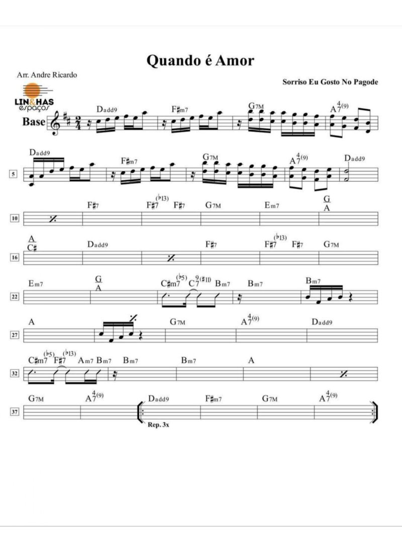 Página 1 da partitura