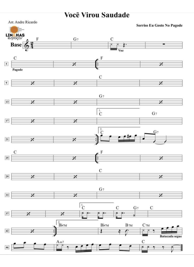 Página 1 da partitura