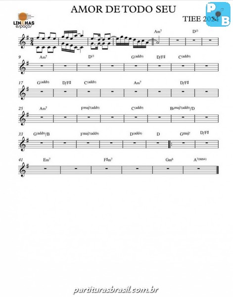 Página 1 da partitura