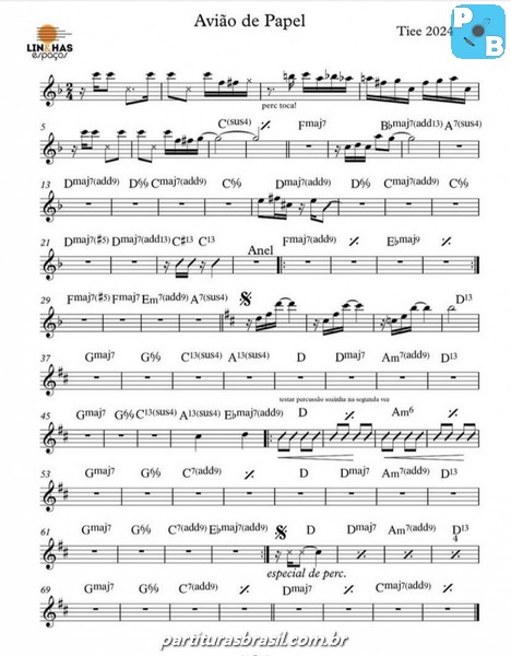 Página 1 da partitura